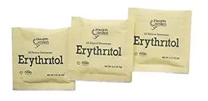 Health Garden Erythritol Sugar Free Sweetener - All Natural - Non GMO - Kosher- Keto Friendly (1000 Packets)