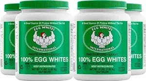 Egg Whites International 100% Pure Liquid Egg Whites NOW 100% CAGE FREE (4 Half Gallons)