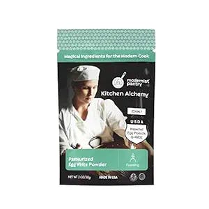 AAA Grade Egg White [Albumen] Powder ❤ Gluten-Free ✡ OU Kosher Certified (Pasteurized, Made in USA, 1 Ingredient no additives, Produced from the Freshest of Eggs) - 50g/2oz