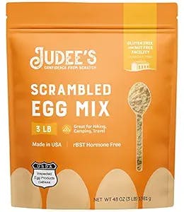 Judee’s Scrambled Egg Mix 45lb Bulk (3lb Pack of 15) - Pasteurized, Non-GMO ,Gluten-Free & Nut-Free - For Baking and Homemade Scrambled Eggs - Made from Real Eggs and Dairy in USA - Great for Travel