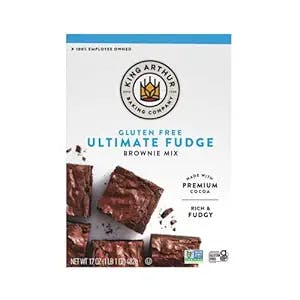 King Arthur, Gluten Free Fudge Brownie Mix, Certified Gluten-Free, Non-GMO Project Verified, Certified Kosher, 17 Ounces