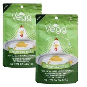 The VEGG Vegan Egg Yolk Substitute in Resealable Bag 100% Plant Based (1.2oz Bag 2 count)