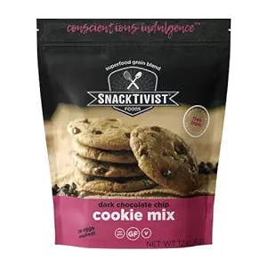 Snacktivist Chocolate Chip Cookie Baking Mix - Gluten-Free, Vegan, Egg-Free, Dairy-Free, Non-GMO 12 OZ