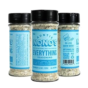 Auntie Nono's Everything Seasoning - Sea Salt, Garlic, & Onion Powder - Add Flavor to Chicken, Pork Chops, Eggs & Veggies - Paleo, Vegan, & Gluten-Free Friendly