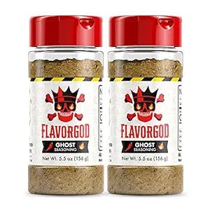 Spice up your life with Flavor God's Ghost Pepper Seasoning Mix - the spice