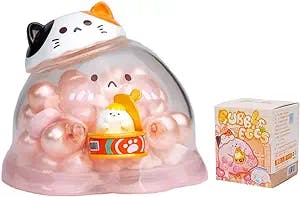 BEEMAI Bubble Eggs Series 2 3PCs (No Repeat) Random Design Cute Figures Collectible Toys Birthday Gifts