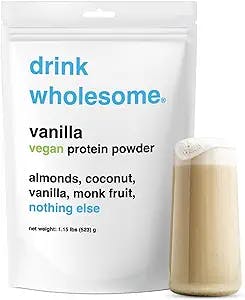 Get Hype with Drink Wholesome's Vegan Protein Powder!