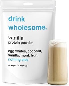 Whisk Your Tastebuds Away with drink wholesome Vanilla Egg White Protein Po