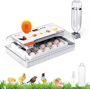 20-40 Egg Incubator, 2 in1 Fully Automatic Digital Chicken Incubators for Hatching Eggs with Automatic Egg Turning and Humidity Control, Hatcher Breeder for Hatching Chicken Duck Goose Quail Birds