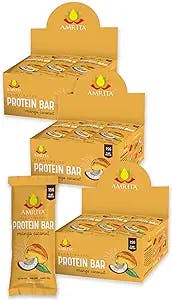 Emma's Egg Free Cook Review: Amrita Mango Coconut Vegan Protein Bars