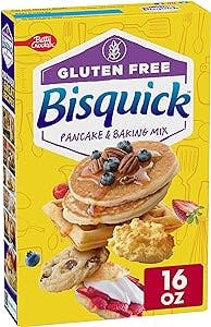 Betty Crocker Bisquick Pancake and Baking Mix, Gluten Free, 16 oz (Pack of 6)
