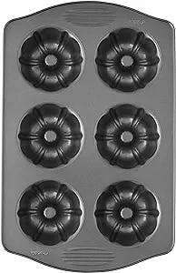 Get Fluted Up with the Wilton Excelle Elite Non-Stick 6-Cavity Mini Baking 