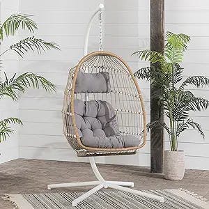 Fall into a Fairy Tale with the Walker Edison Carmel Modern Rattan Hanging 